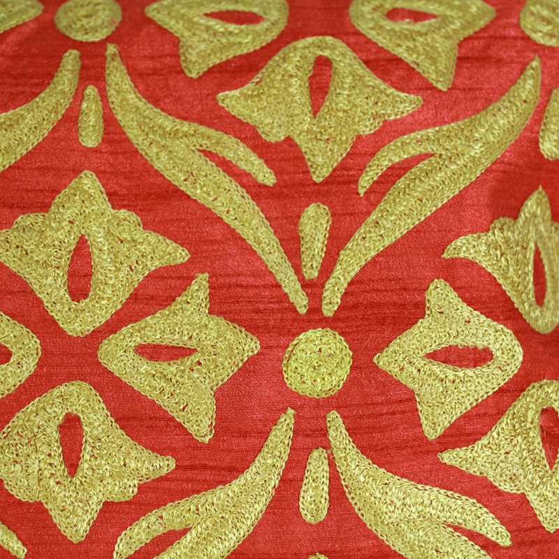 Housses de coussin brodées festives faites à la main Novica (paire)