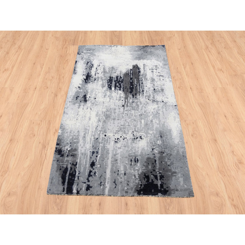 Alikah One-of-a-Kind Rectangle 3'1" X 5'0" New Age Area Rug in Ivory