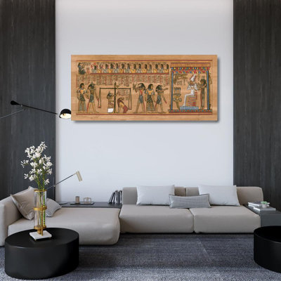 Egyptian Papyrus with Pharaoh