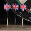 DMI Sports Bristle Dartboard And Cabinet Set (Darts Included)