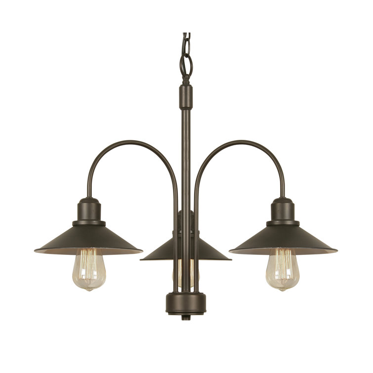 Timberview 3-Light Shaded Chandelier