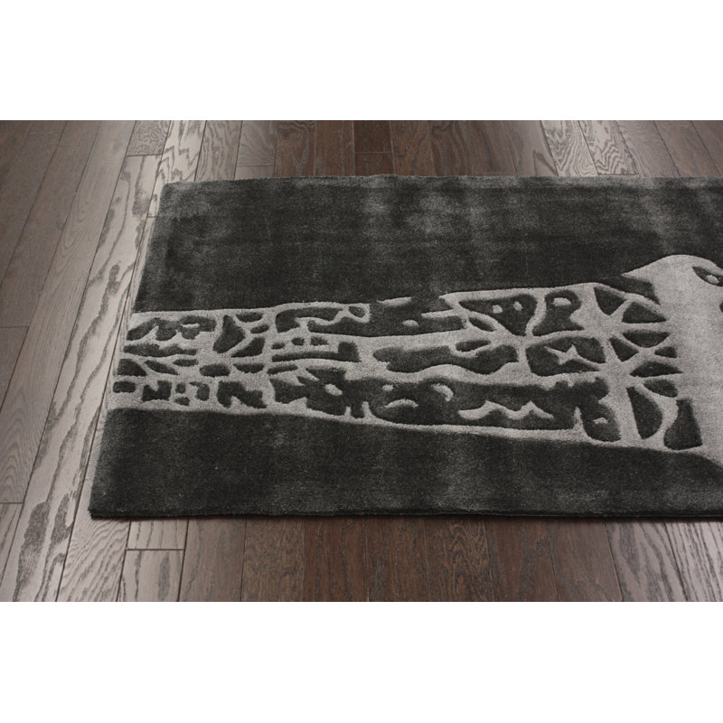 Tapis gris Janis Eiffel, 5 pi x 8 pi
