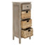 Table de bout en bois massif avec rangement Painswick-465163609