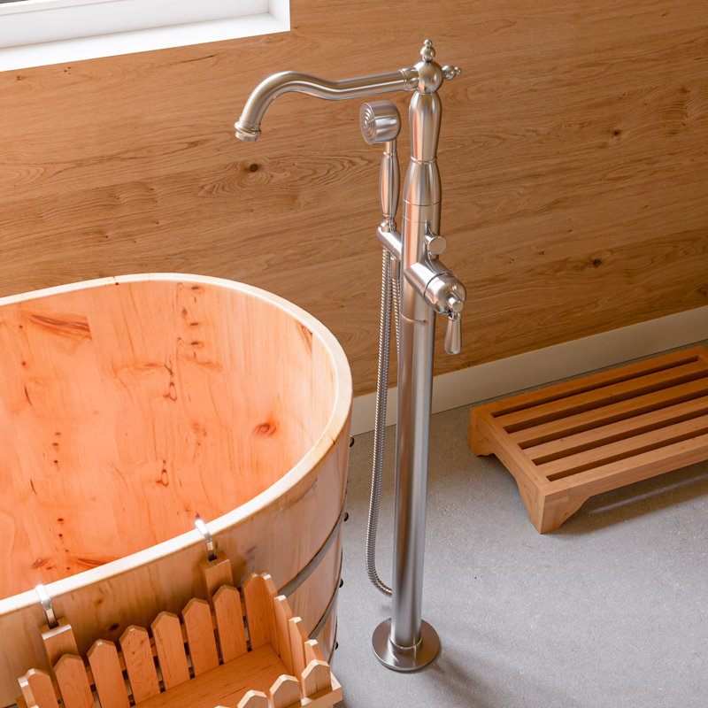 Natural Cedar Wood 24" Multi-Purpose Stepping Stool