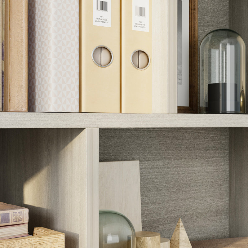 3-Layer Wooden Lattice Bookcase