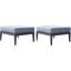 Belamar Outdoor Ottoman with Sunbrella Cushions-1378441840