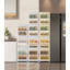 Armoire de rangement étroite à 4 niveaux avec étagères réglables pour salle de bain-1396040661