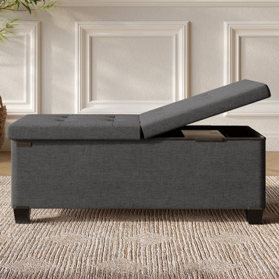 Vérrant Fabric Storage Ottoman Bench