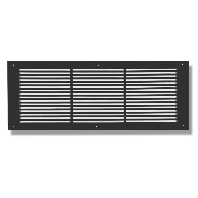 Grille murale en métal, Noir