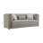 Glenda Gray Chenille Sofa W/3 Pillows