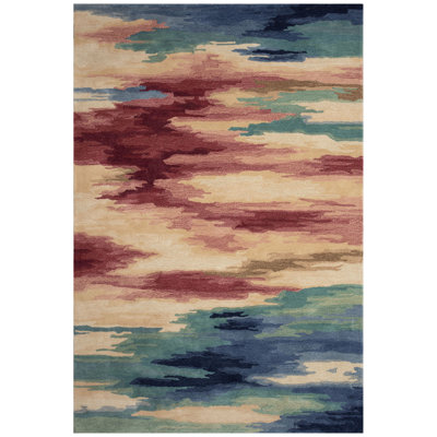 Orlovista Wool Abstract Indoor Rug