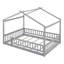 Structure de lit en bois avec clôture, pour enfants, adolescents, filles et garçons-616671459-616671458