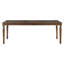 Table de salle à manger rectangulaire traditionnelle avec plateau en bois et pieds tournés pour la salle à manger et la cuisine-1695029858