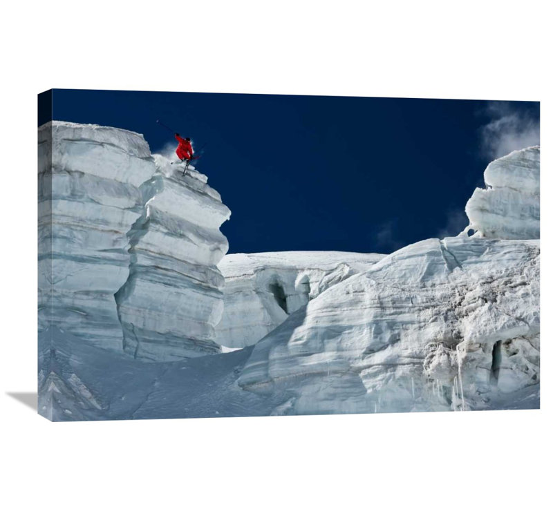 " Cliff Jumping " by Tristan Shu, 20.1" H x 30" W x 1.5" D