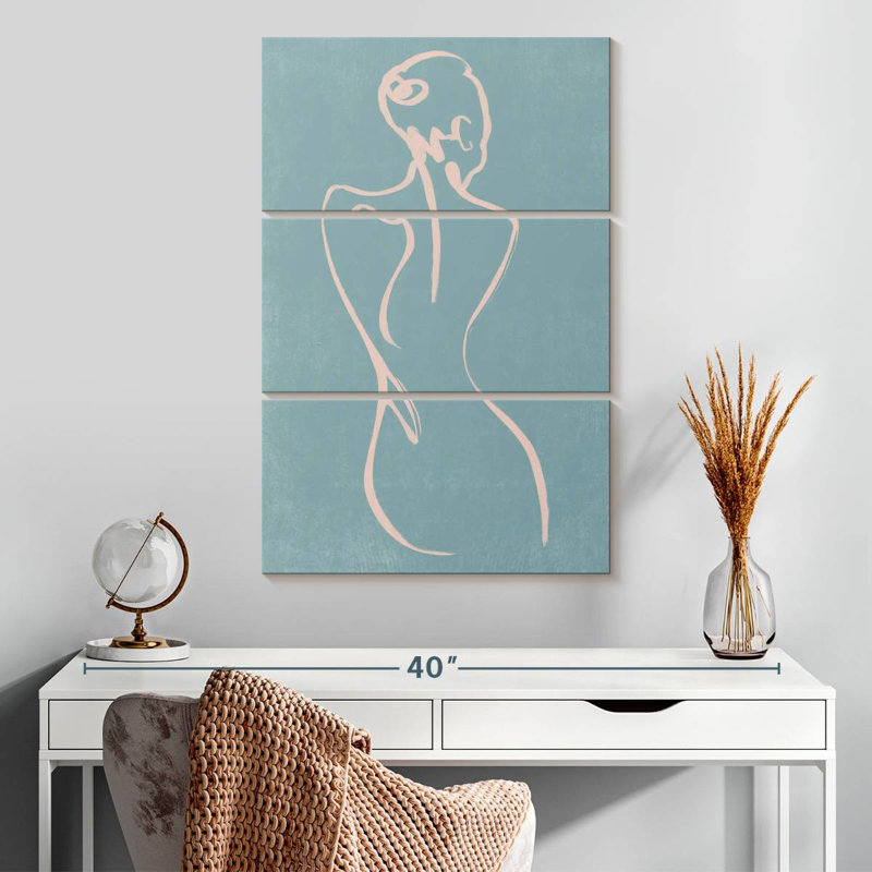 Figurine abstraite Leisha, H 32 po x l 20 po