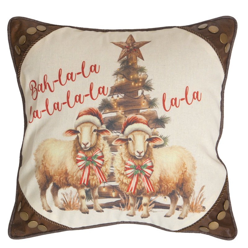 Coussin Baa-La-La 18 x 18