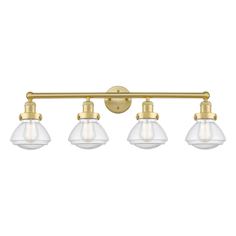 Almarosa 4 - Light Dimmable Vanity Light, Satin Gold