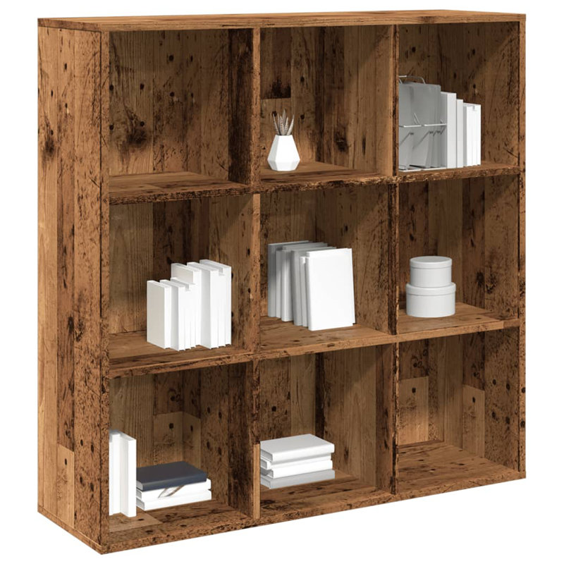 Yeats Book Cabinet 98x29x97,5 cm Engineered Wood, Old Wood