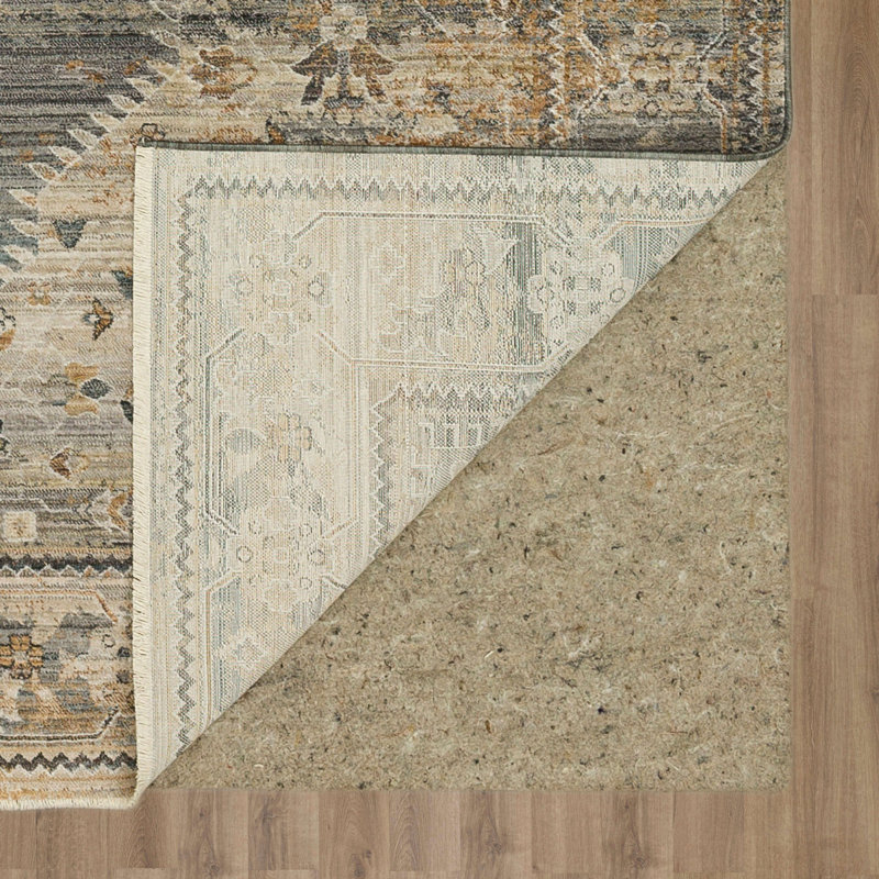 Tapis gris 2 pi 7 po x 7 pi 3 po Karastan Rugs, Rectangle 9 pi x 12 pi 2 po