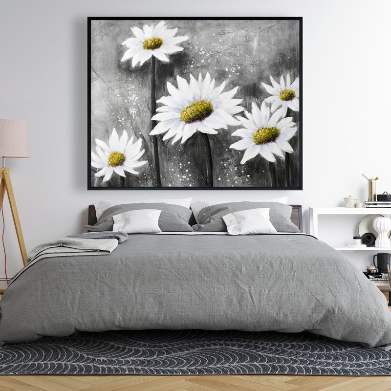 «Daisies», toile encadrée | Fleurs américaines