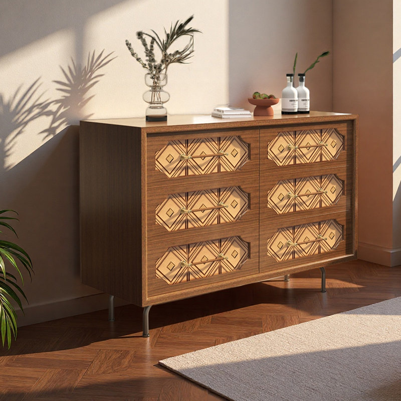 Commode d'appoint de style américain vintage
