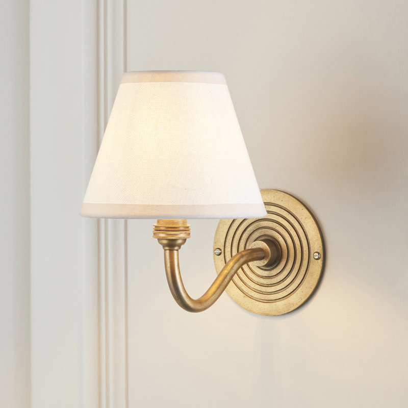 Horwitz Steel Armed Sconce, Beige