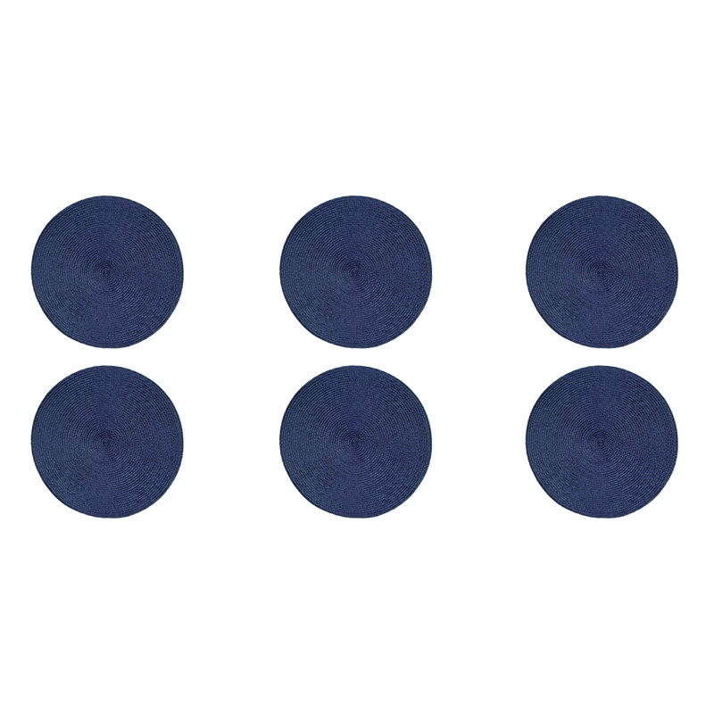 Polypropylene Plastic Placemat, Dark Blue