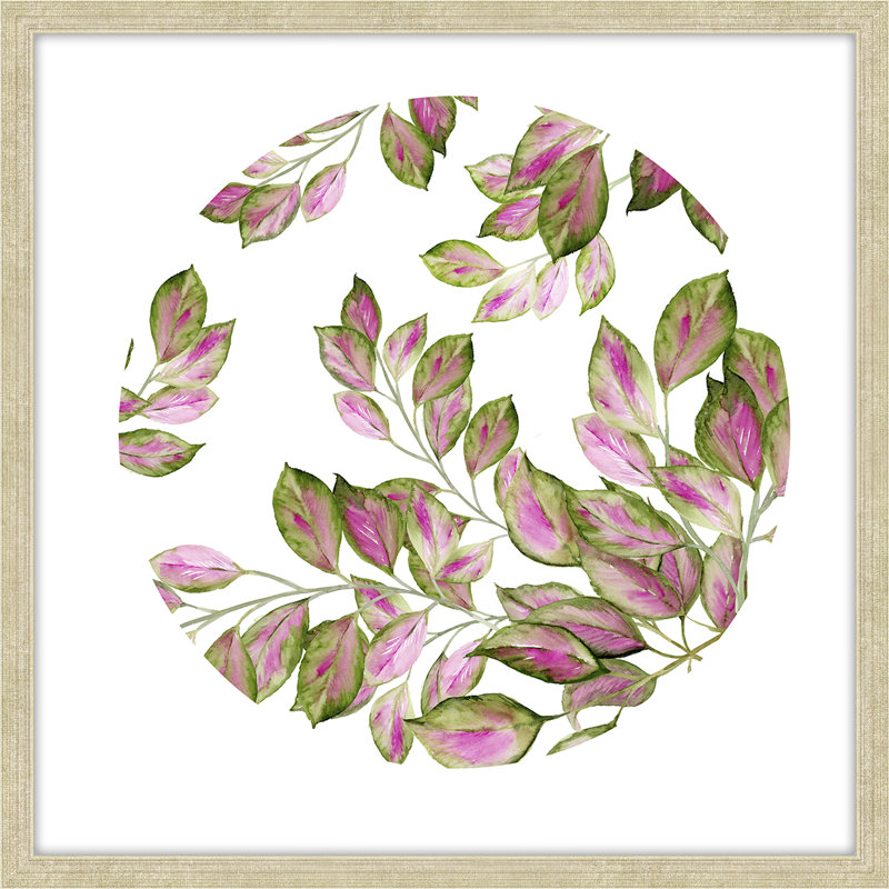 Reproduction d’art sur toile encadrée « Circle Vine », H 47 po x l 47 po x P 2 po