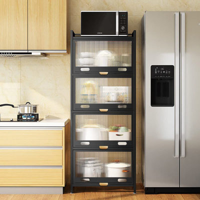 27.6'' Wood Standard Baker's Rack with Microwave Compatibility