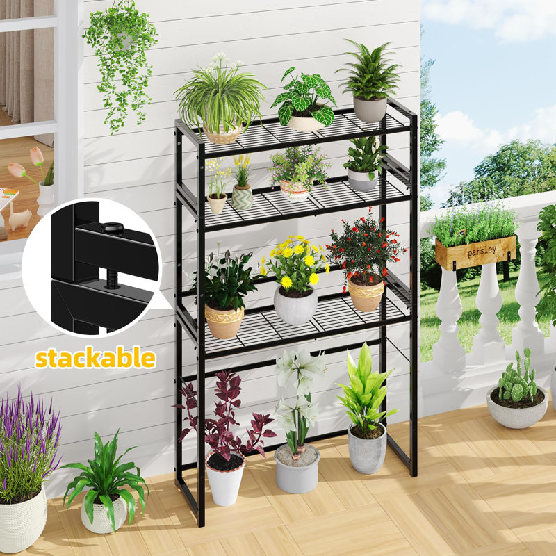 Support pour plante à 3 niveaux