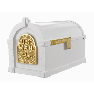 Keystone Mailbox with Brass Eagle