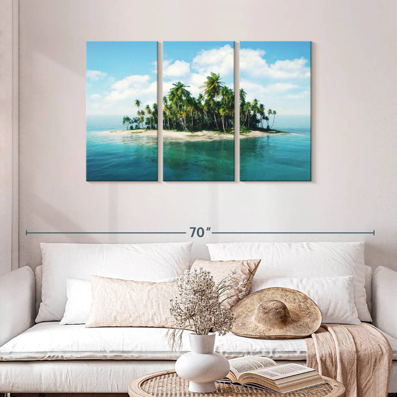 Gillard Ocean Island, 28" H x 45" W