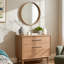 Miroir mural rond à cadre en bois - cadre épais de 2,5 pouces-943353698-943353699