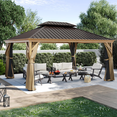 Pavillon de jardin en aluminium