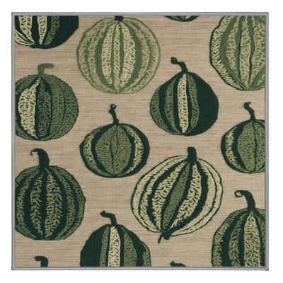  Tapis lavable et amer à motif de légumes melon amer