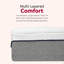 Ultra pelucheux 13 po Matelas moyen en mousse viscoélastique imprégnée de gel pour lit dans une boîte avec housse en jacquard double couche-1968623214