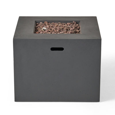 Caelan Square Concrete Propane Fire Pit Cover Only