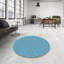 Tapis de zone bleue à motifs-1954208732