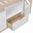 Solid Wood Low Loft Bed With Stair, Drawer, And Shelf-1133087858