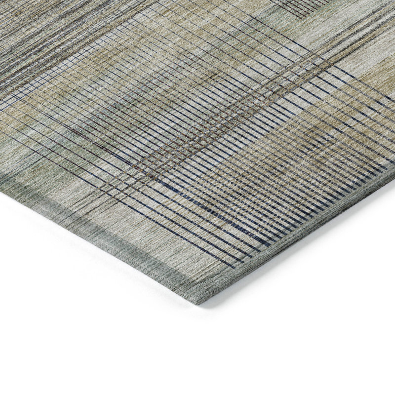 Charice Flatweave Striped Indoor / Outdoor Rug, Rectangle 3' x 5'