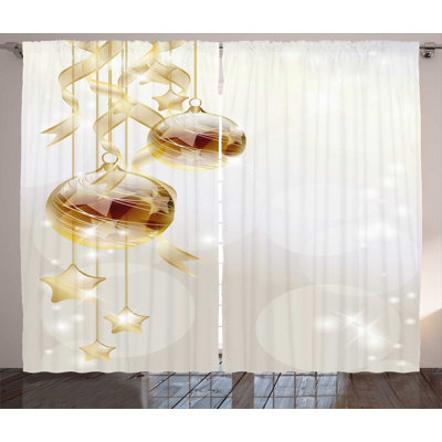 Semi-Sheer Rod Pocket Curtain Panels