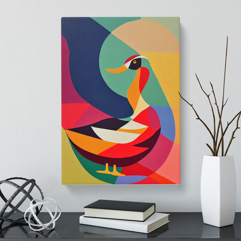 Abstract Duck Vol.4 - Wrapped Canvas, 50cm H x 35cm W x 3cm D