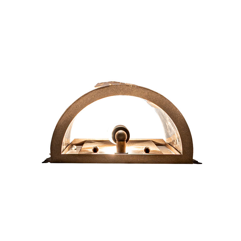 8" Wide Whispering Pines Left Wall Sconce