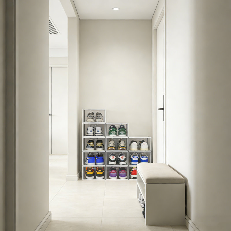 Transparent Stackable Shoe Organizer