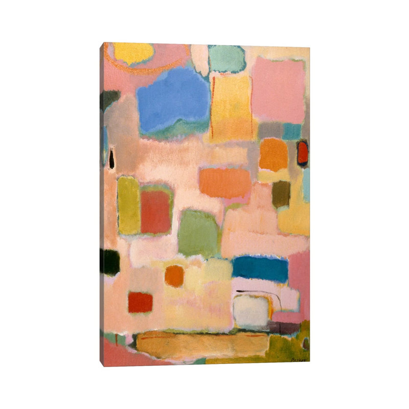 Colour Essay with Pink 1 Piece Wrapped Canvas Wall Art, 66.04 cm H x 45.72 cm W x 1.91 cm D