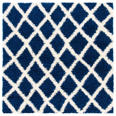 Albertha Sgd-Dallas Shag Performance Geometric Rug