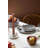 Elegant 12-Piece Dinner Set, Grey Porcelain, Includes 4 Service Plates (9.4 inches), 4 Dinner Plates (7.9 inches), 4 Bowls (5.9 inches) | 100% Microwave-Safe & Dishwasher-Safe | Perfect for Stylish Dining & Entertaining