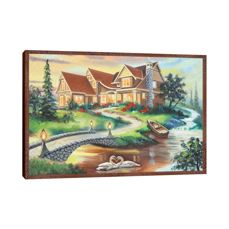 Two Of Hearts by D. "Rusty" Rust - Gallery-Wrapped Canvas Giclée on Canvas, Classic Wood Framed, 101.6 cm H x 66.04 cm W