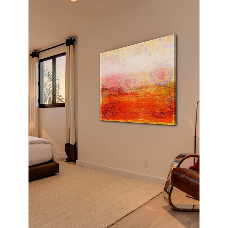 « unakite », reproduction d’art sur toile tendue, H 18 po x l 18 po