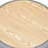 Round Linen Storage Ottoman with Reversible Tray Top, Blue Upholstered Accent Stool, 22-Inch-288356439
